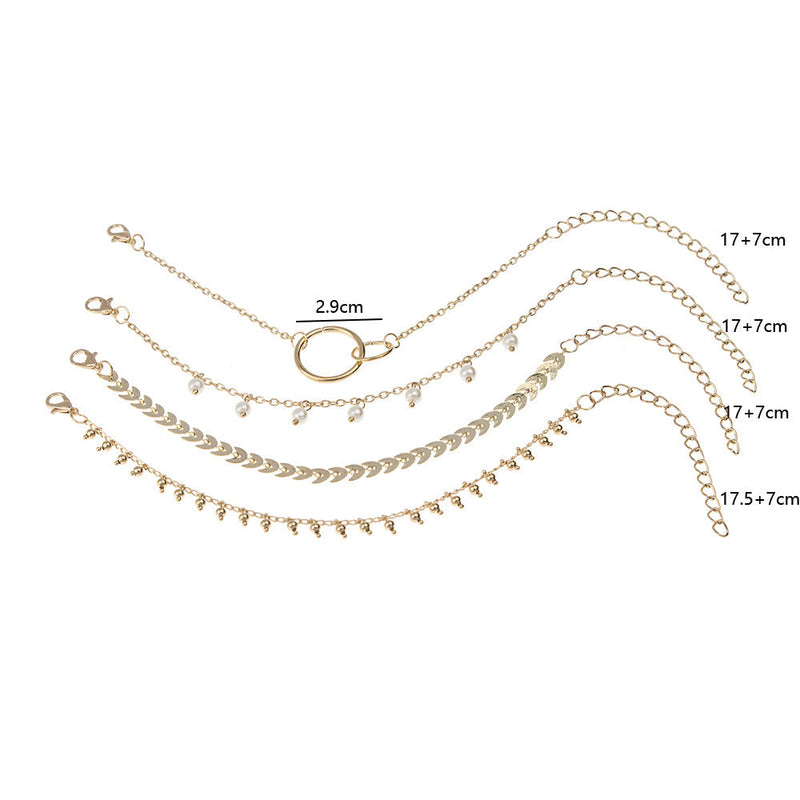 Pulseiras Douradas Femininas
