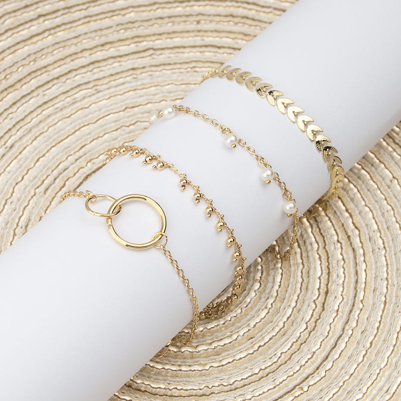 Pulseiras Douradas Femininas
