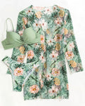 Biquíni Estilo Longo Estampado - Conjunto